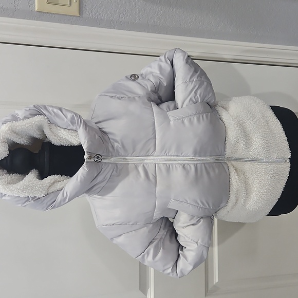 Michael Kors Other - Michael Kors Light Grey Puffer Coat Size 7/8
